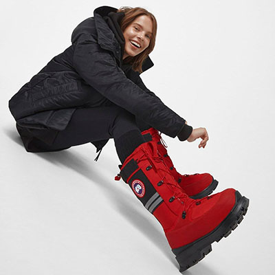 Canada Goose steps into the footwear segment