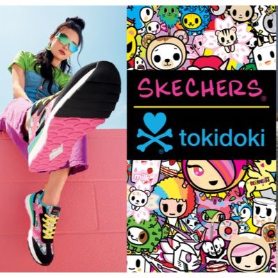 Skechers partners up with tokidoki