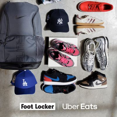Foot Locker teams up with Uber Eats